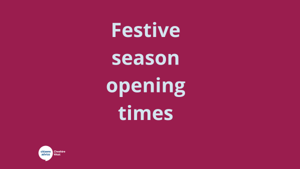Festive Opening Hours 2025 